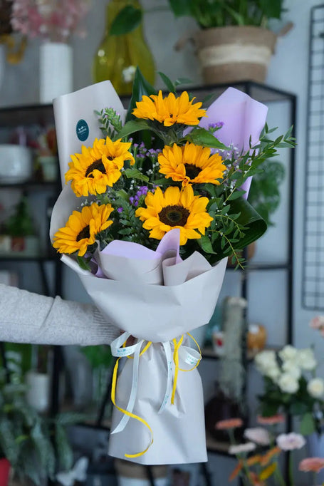Bouquet di girasoli freschi - Compleanno Emozioni Fiori Torino