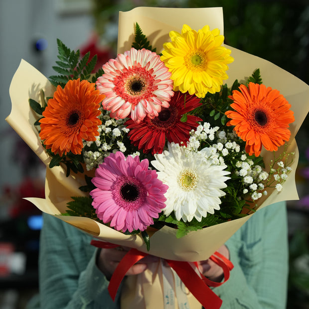 Bouquet di Gerbere Colorate | Consegna a Torino
