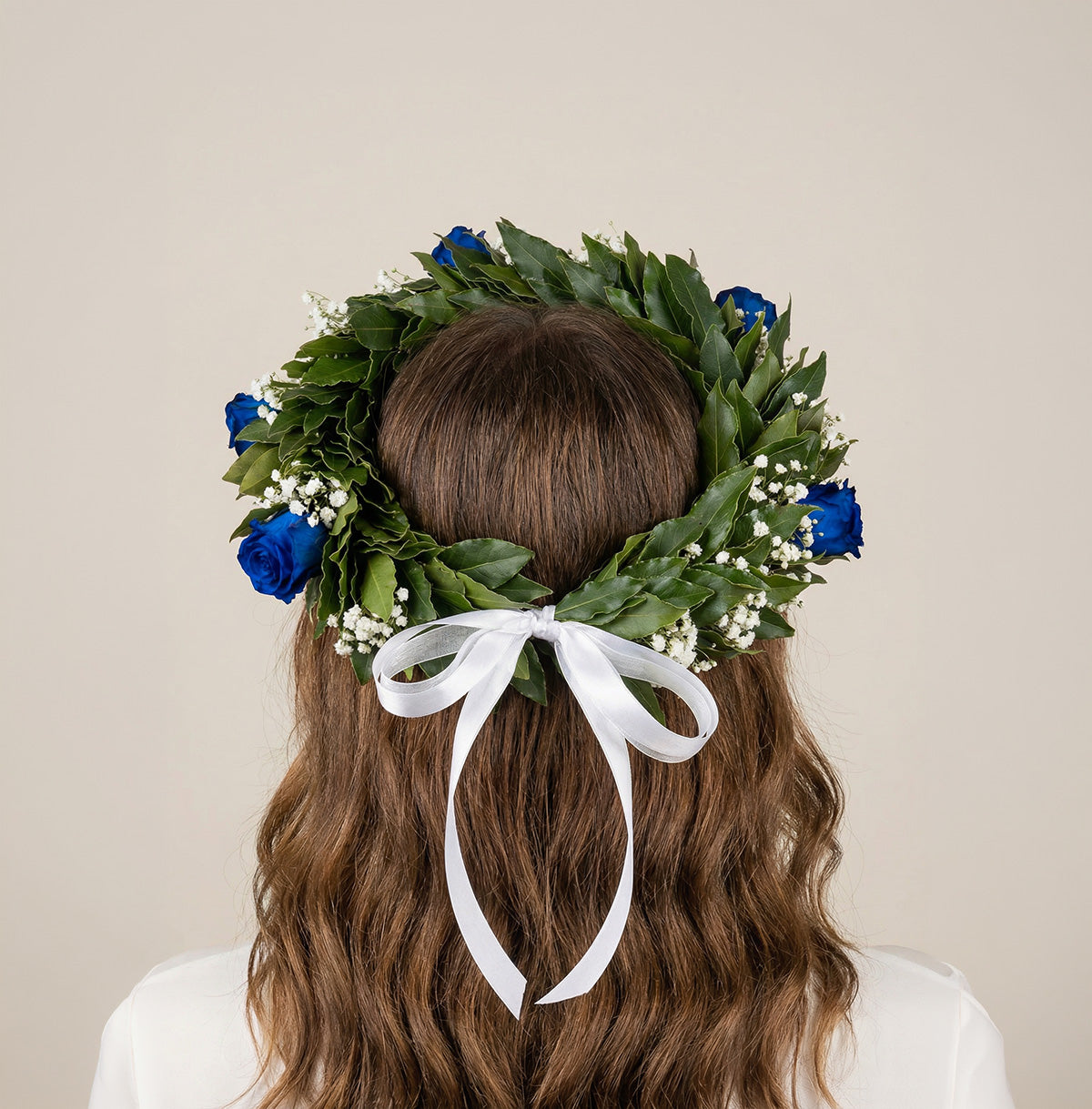 Corona di laurea Torino con Roselline Fresche