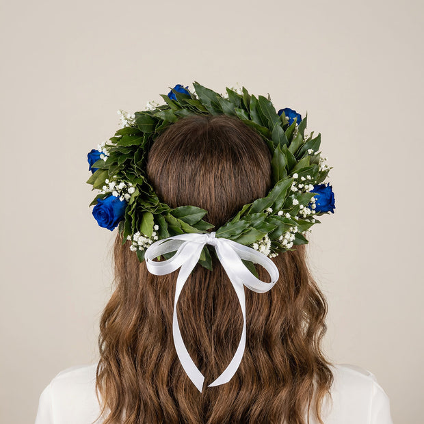 Corona di laurea Torino con Roselline Fresche