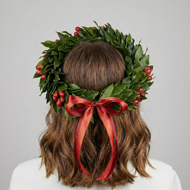 Corona di laurea Torino con Bacche Rosse