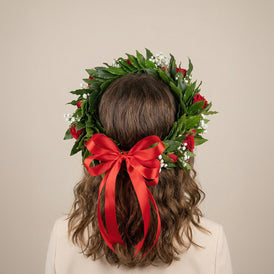 Corona di laurea Torino con Roselline Fresche