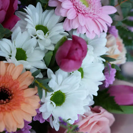 Bouquet con Rose, Gerbere e Tulipani | Consegna a Torino Emozioni