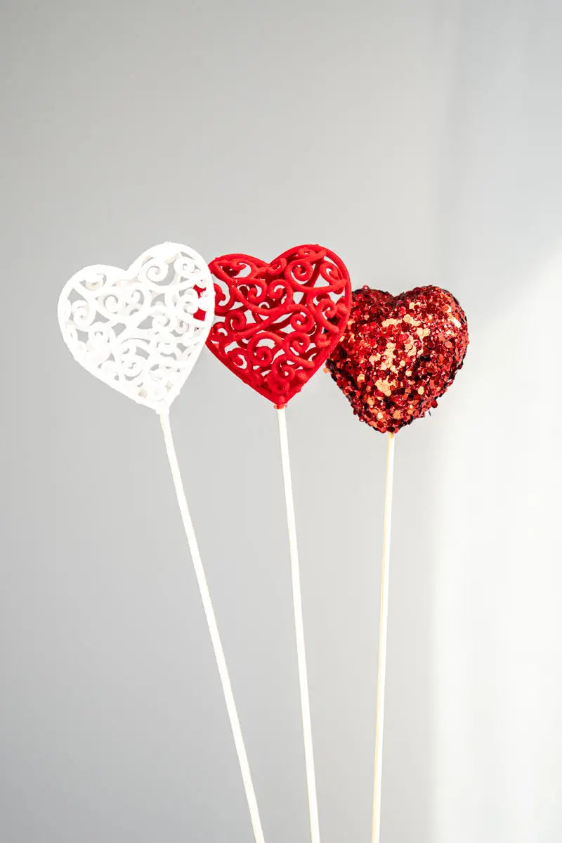 Cuore Decorativo – 3 Varianti | Accessori Bouquet e Decorazioni Emozioni