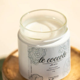 Candela Artigianale “Le Coccole” – Cera di Soia Naturale Emozioni