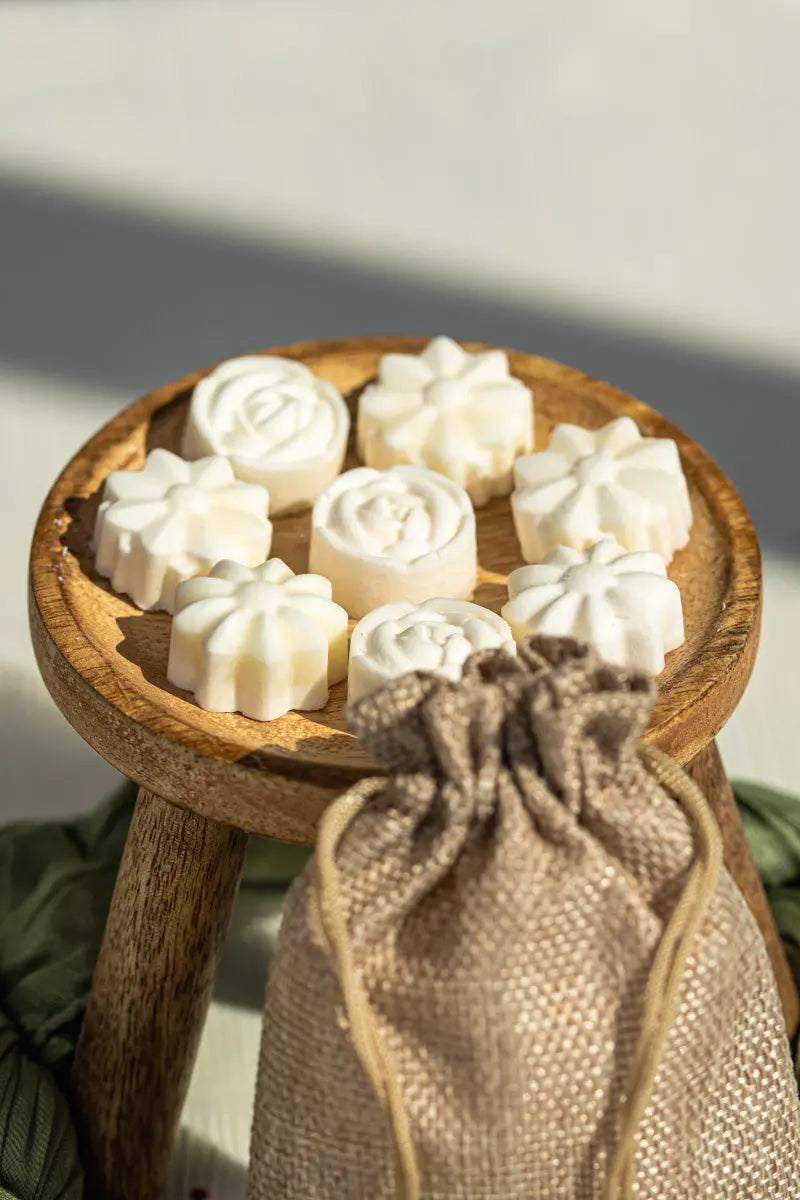 Tart Profumate in Cera di Soia – Forme Miste in Sacchetto Artigianale Emozioni