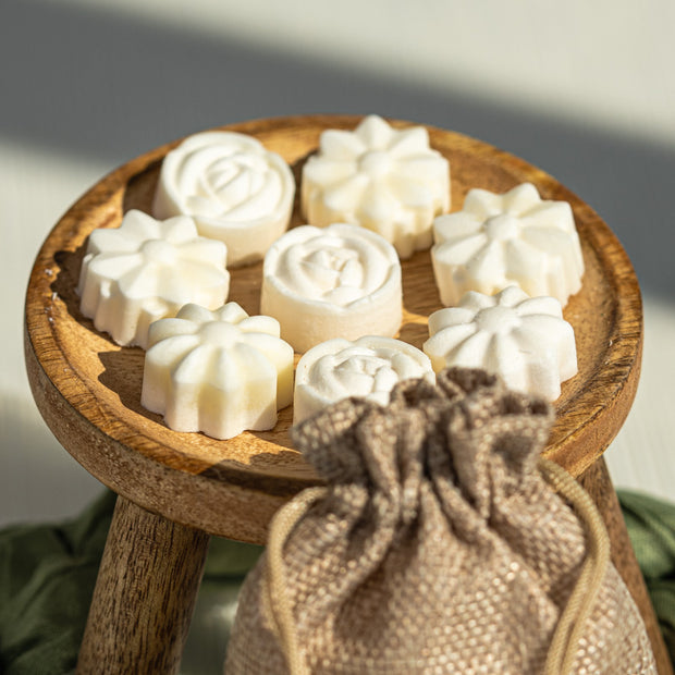 Tart Profumate in Cera di Soia – Forme Miste in Sacchetto Artigianale