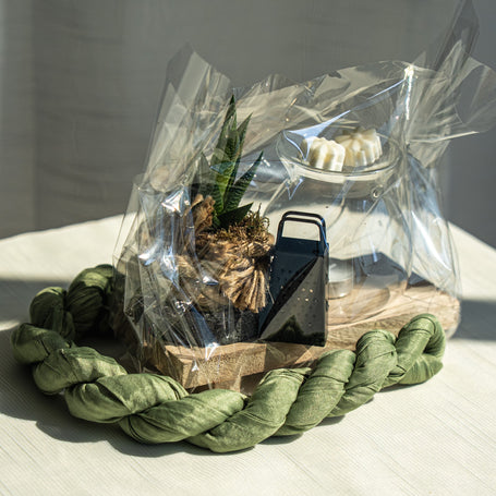 Kit Bruciatore con Tart Profumate e Piantina – Idea Regalo Artigianale