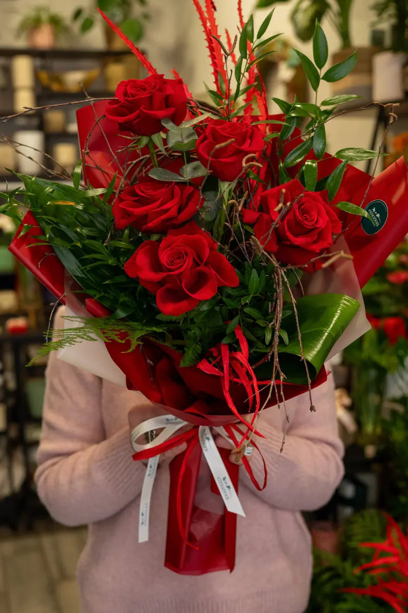 Bouquet di Rose Rosse San Valentino - Varie Dimensioni Emozioni