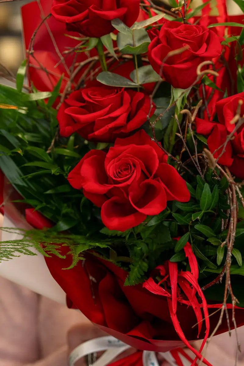 Bouquet di Rose Rosse San Valentino - Varie Dimensioni Emozioni