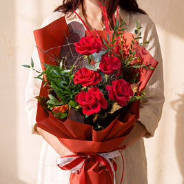 Bouquet di rose rosse — Emozioni Fiori Torino