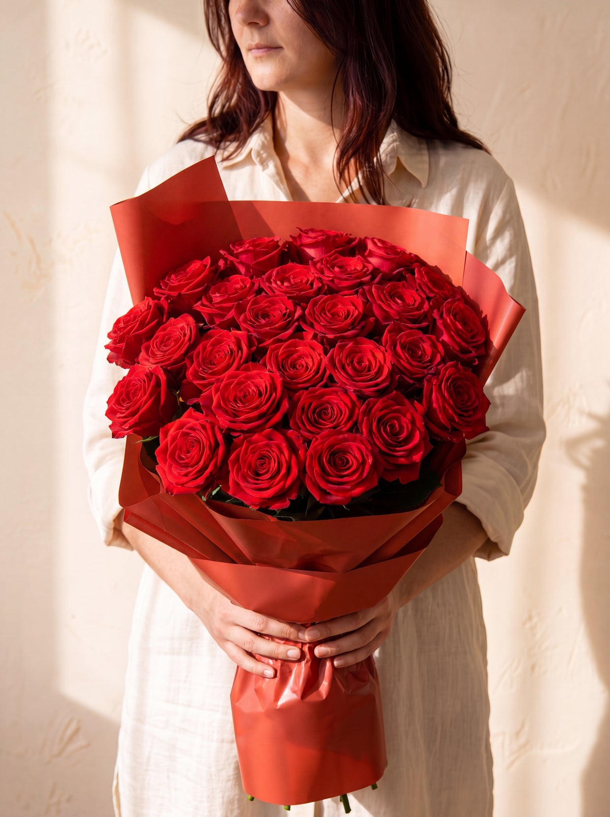 Mazzo di 25 rose rosse — Emozioni Fiori Torino