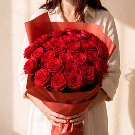 Mazzo di 25 rose rosse — Emozioni Fiori Torino
