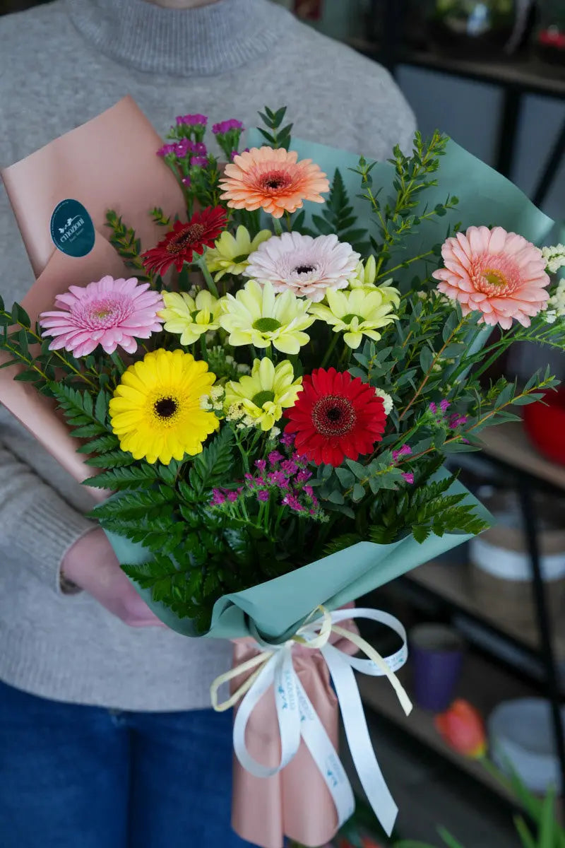Bouquet di Gerbere Colorate | Consegna a Torino Emozioni