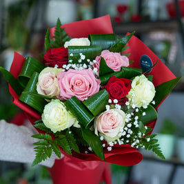 Bouquet di Rose Miste | Consegna a Torino