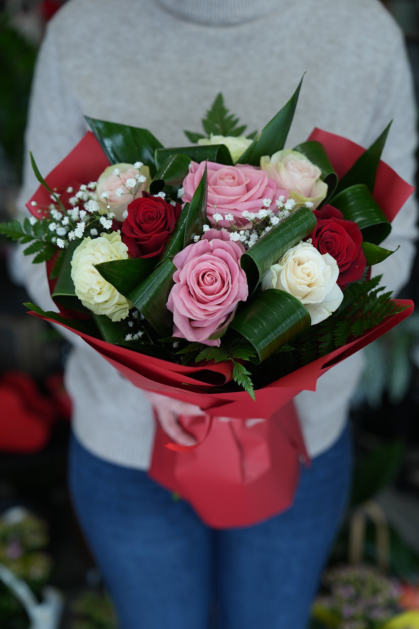 Bouquet di Rose Miste | Consegna a Torino