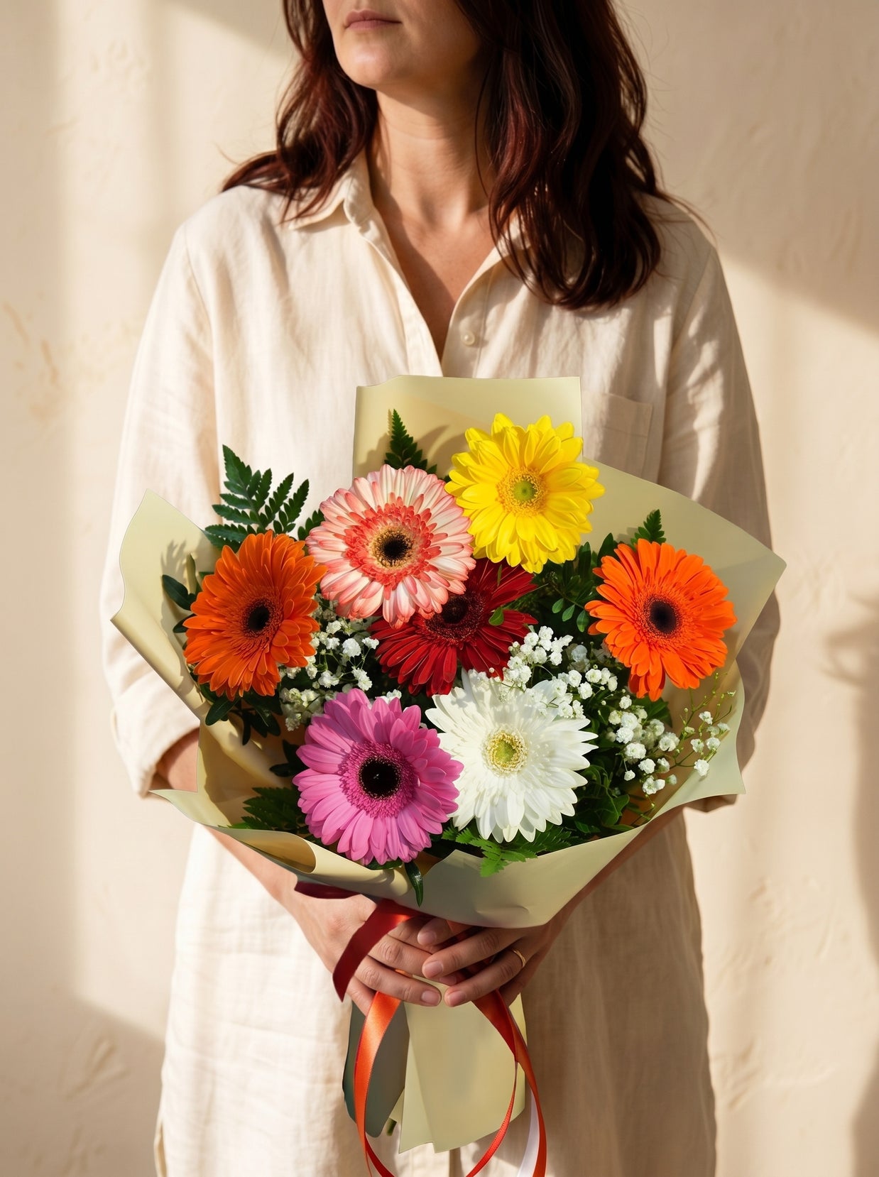 Boscaglia, bouquet di gerbere colorate — consegna a Torino