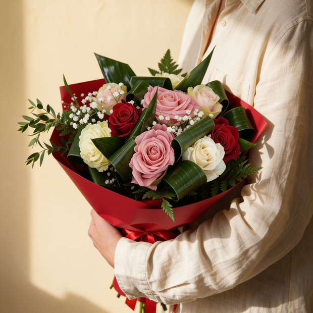 Bouquet di Rose Miste | Consegna a Torino
