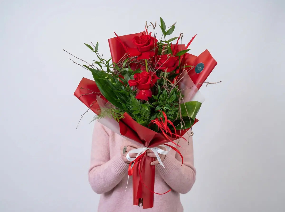 Bouquet di Rose Rosse San Valentino - Varie Dimensioni Emozioni