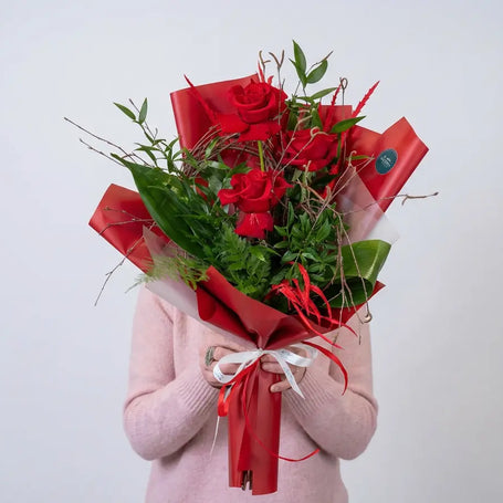 Bouquet di Rose Rosse San Valentino - Varie Dimensioni Emozioni