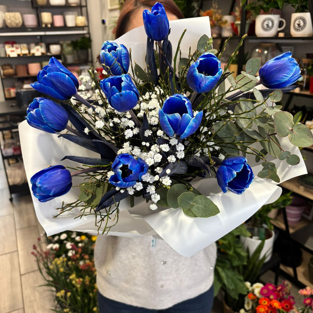 Mazzo di Tulipani Blu