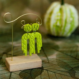Orecchini Pendenti Verdi | Clay Design Emozioni