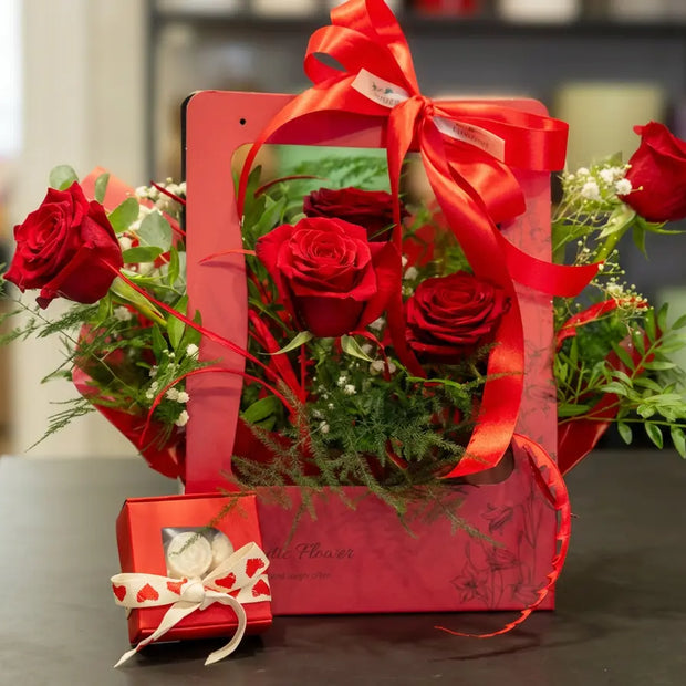 Kit San Valentino: Borsetta di Rose e Tart Profumate – Torino Emozioni