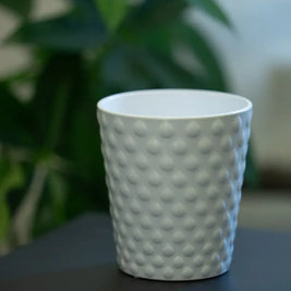Vaso Bianco Puntinato in Ceramica Emozioni